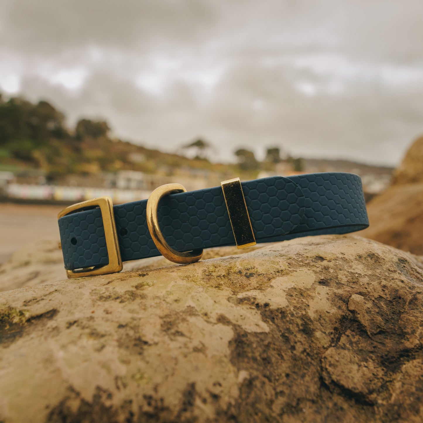 25mm Everyday Dog Collar, Soft Navy – Reliable, Waterproof & Adventure-Ready