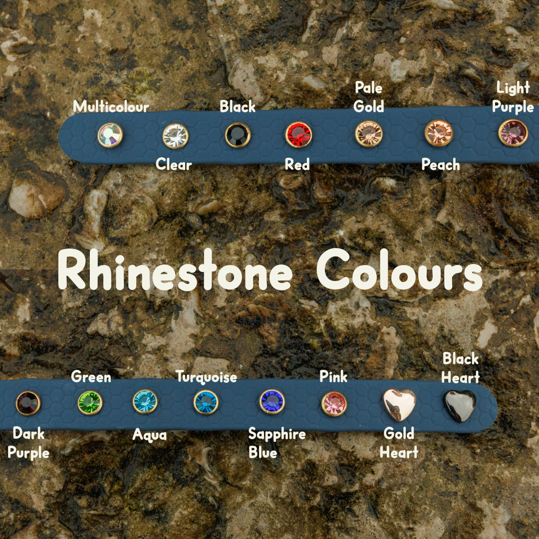 25mm Custom Adventure-Proof Rhinestone Dog Collar